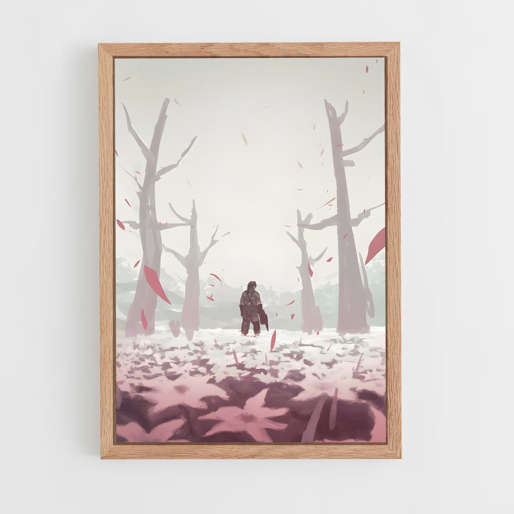 Poster Solid Snake dans la Nature – affiche Metal gear solid (vue 4)